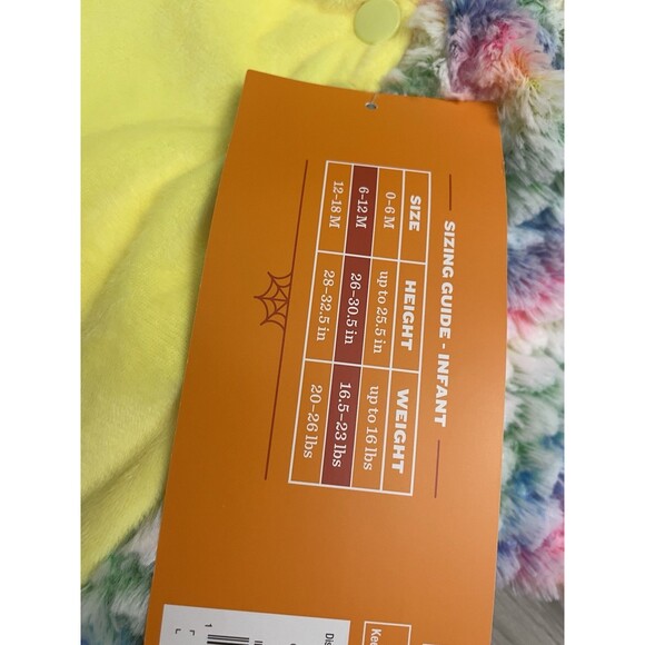 Baby Ostrich Halloween Costume Pullover Style colorful dress up  6-12 months new - Picture 6 of 8